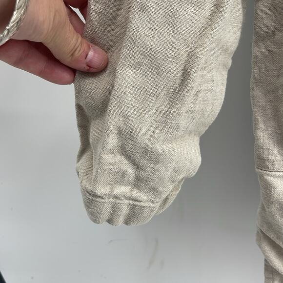 Vintage L. L. Bean 100% linen button up long sleeves unlined light weight jacket - Picture 4 of 8